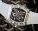 Swiss Copy Richard Mille RM055 Transparent Case Skeleton Dial Black Inner Bezel White Rubber Strap Watch (6)_th.jpg